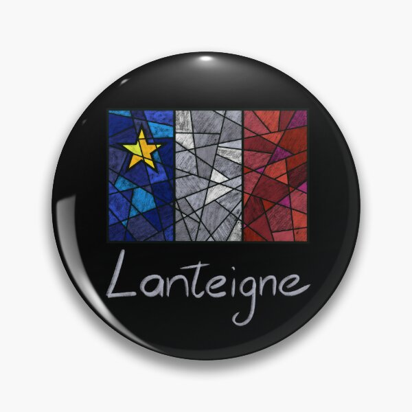 Item preview, Acadian Flag pastel mosaic Lanteigne  - Drapeau acadien mosaïque pastel vitrail Lanteigne designed and sold by ColoursOfFrance.