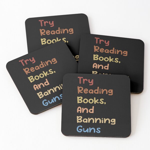 Item preview, Try Reading Books And Banning Guns Funny Colorful Design designed and sold by pedrored369.