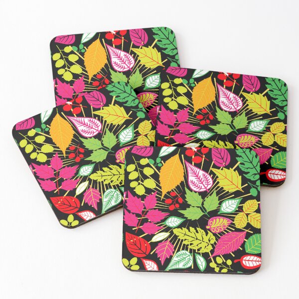 Item preview, Beautiful colorful leaf seamless pattern designed and sold by KamoDesigner.