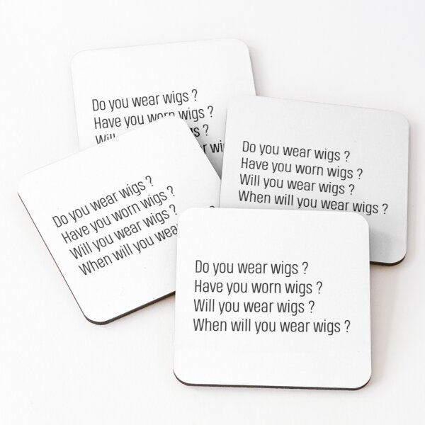 Item preview, When Will you Wear Wigs   designed and sold by KieranSulliva.