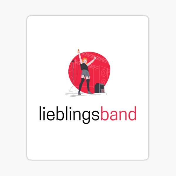 Lieblingsband Sticker