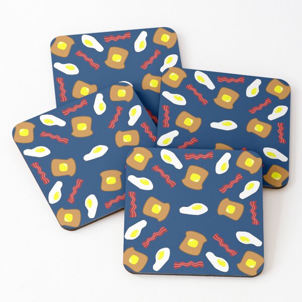 Item preview, Breakfast Pattern (Blue) designed and sold by Finear.