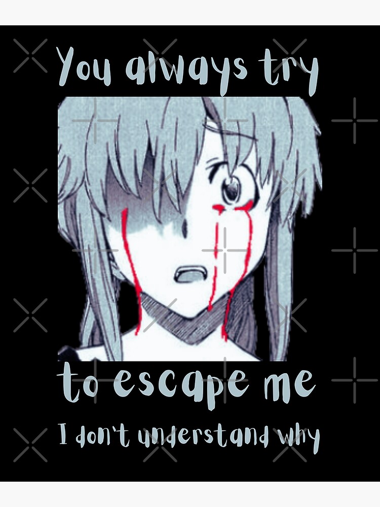 Mirai Nikki - Yuno Meme ANIME MANGA CARTOON GIFT Poster for Sale