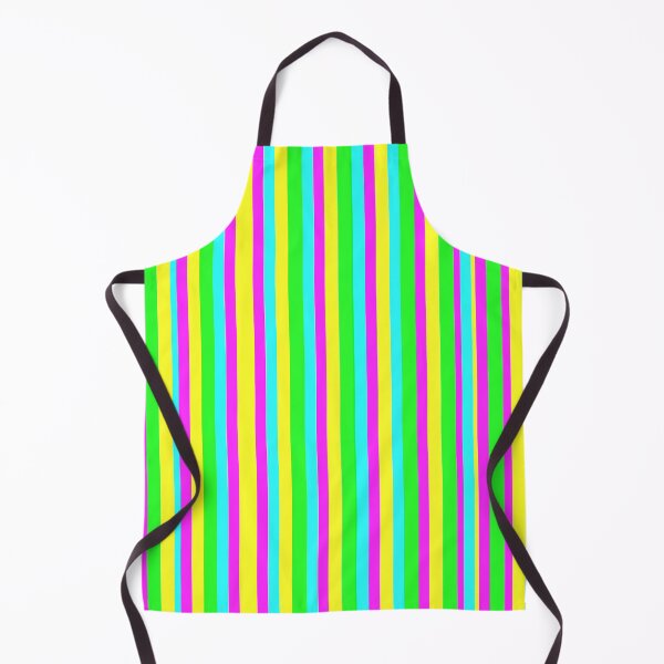 Item preview, Bright Colorful Vertical Stripes: Turquoise, Yellow, Hot Pink, Lime Green. Also available in horizontal stripes. Bright and cheerful decor and accent pieces. Any occasion or for no reason. designed and sold by Becky Hunter.