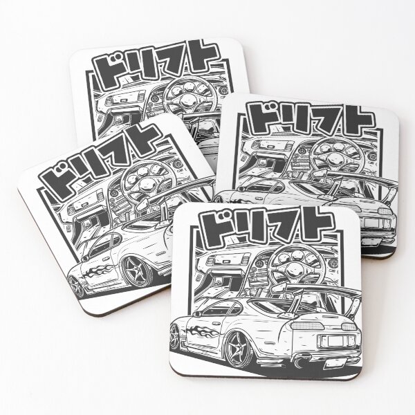 Item preview, Toyota Supra MK4 In Cartoon designed and sold by TrilogyMerch.