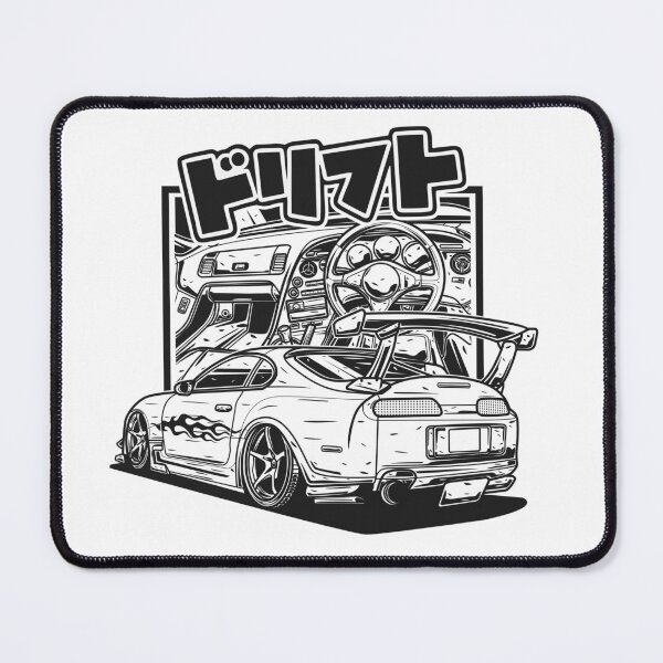 Item preview, Toyota Supra MK4 In Cartoon designed and sold by TrilogyMerch.