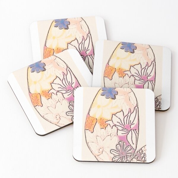 Item preview, Floral Easter eggs  designed and sold by Tonyasartprints.
