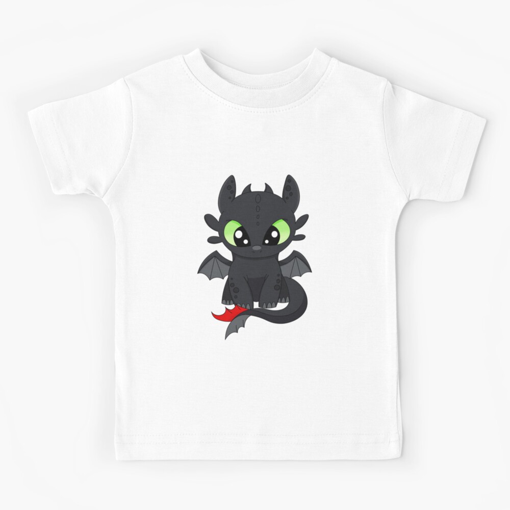 Negro Camiseta para niño con diseño de DreamWorks Cómo Entrenar a tu dragón  HIPO y Desdentado Grandes marcas, gran valor Envío mundial rápido Rápido  envío gratuito 