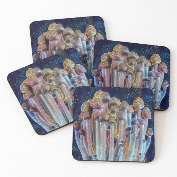 Item preview, Glowing Mushrooms illustration premium design  designed and sold by truemoneyman.