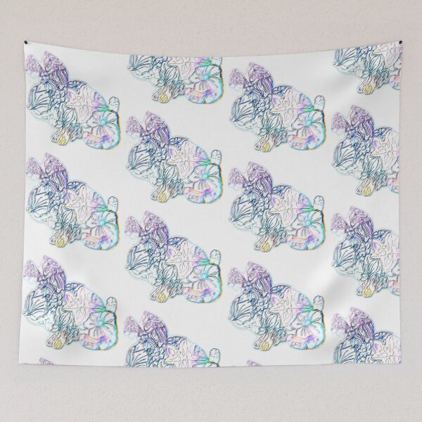 Item preview, Floral bunny designed and sold by Tonyasartprints.