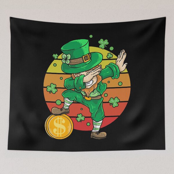 Item preview, St Patricks Day Dabbing Leprechaun Boys Kids Men Dab Youth designed and sold by Urlan.