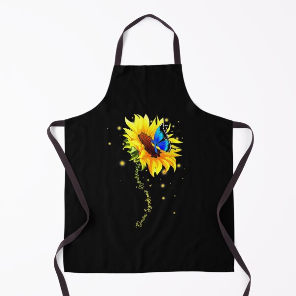 Item preview, Down Syndrome Sunflower Gift Yellow Blue Ribbon designed and sold by tomekae.