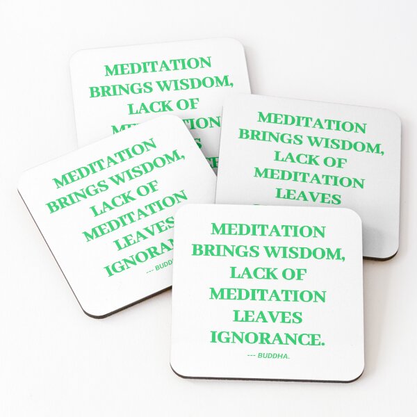 Artikelvorschau, Meditation bringt Weisheitszitat von Buddha. entworfen und verkauft von Aumcreations.
