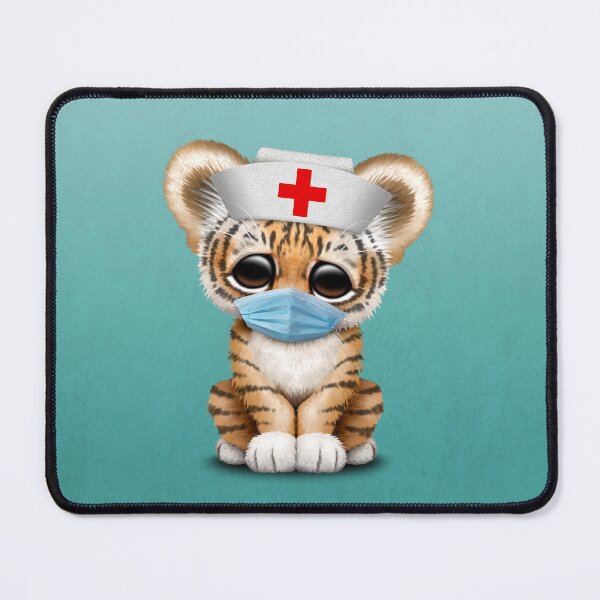 Item preview, Cute Tiger Cub Nurse designed and sold by JeffBartels.