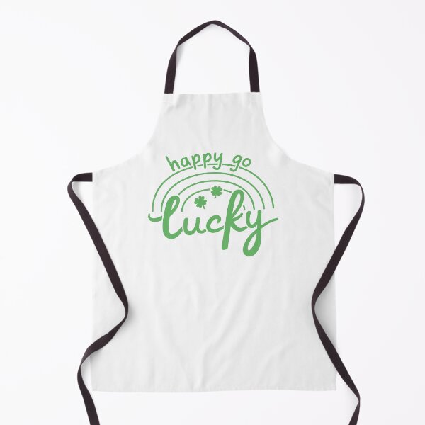 Item preview, Happy Go Lucky Four Leaf Clover Typography designed and sold by rustydoodle.