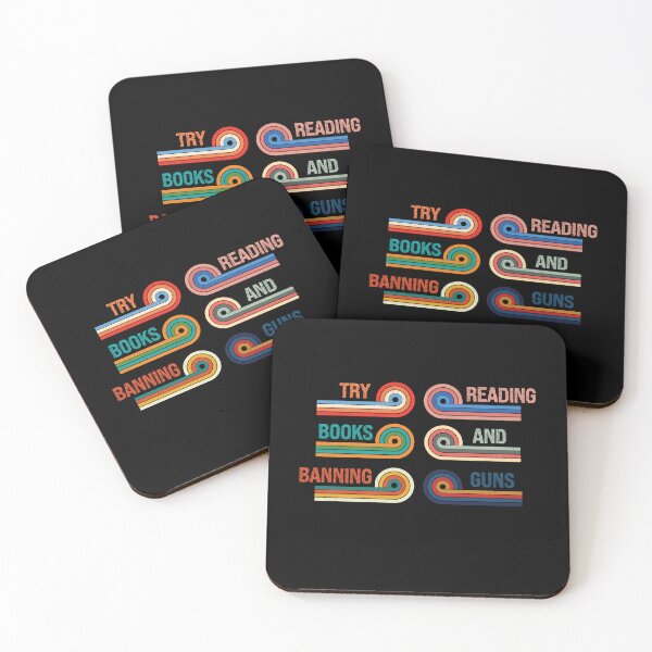 Item preview, Try Reading Books And Banning Guns Funny Creative Sunset Design Cool Gift designed and sold by pedrored369.