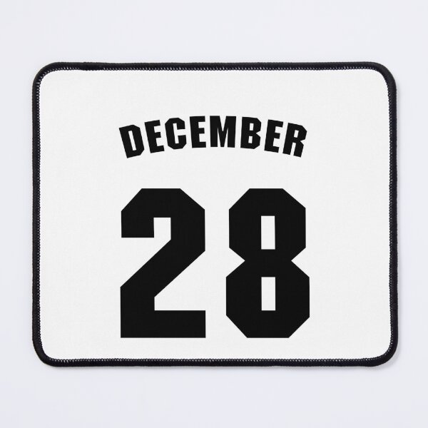 Item preview, Date of birth 28 December birthday gift sport design designed and sold by Panya-Design.