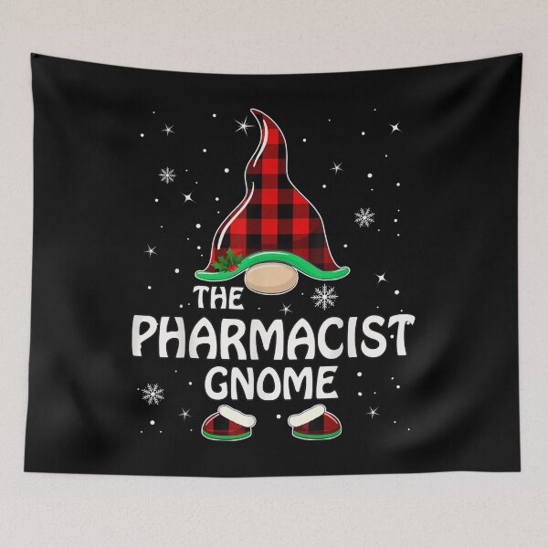 Item preview, Pharmacist Gnome Buffalo Plaid Matching Family Christmas  designed and sold by tomekae.