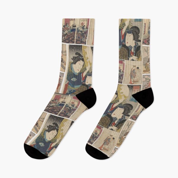Item preview, Oldish Vintage Japanese Art Montage Set #7 designed and sold by Krispsm.
