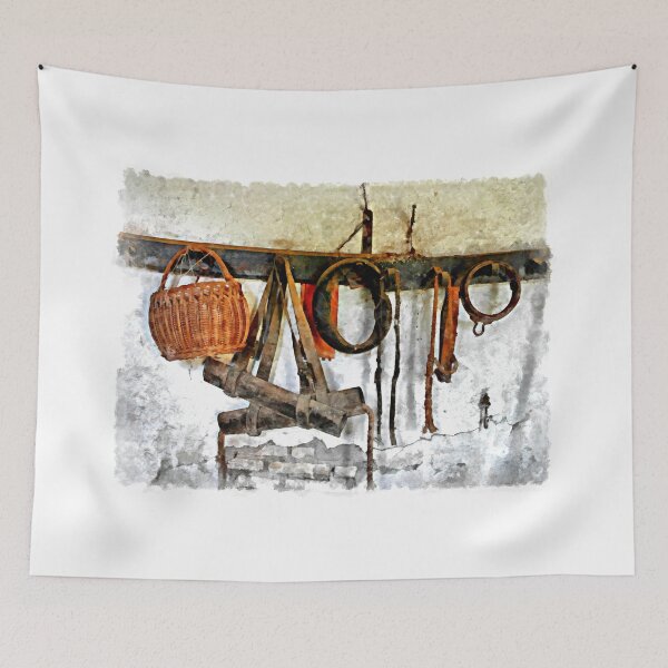 Item preview, Harnesses and wicker basket designed and sold by Giuseppe Cocco.