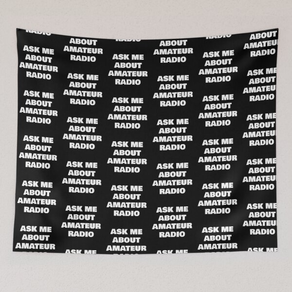 Item preview, ASK ME ABOUT AMATEUR RADIO designed and sold by joebrad.