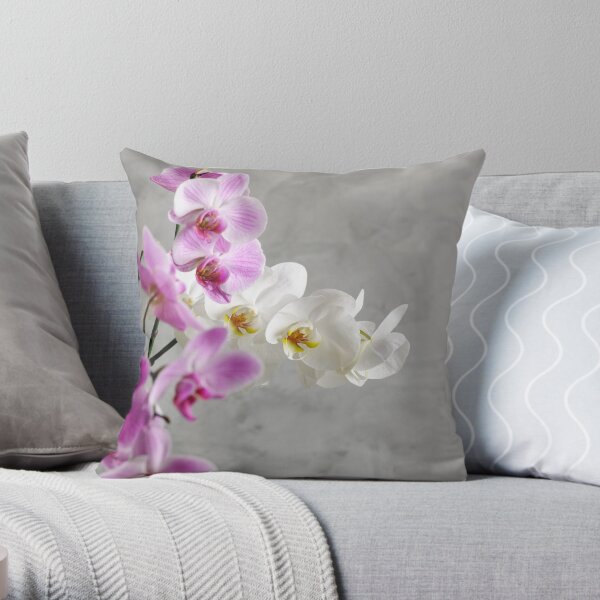 Beautiful orchids Throw Pillow