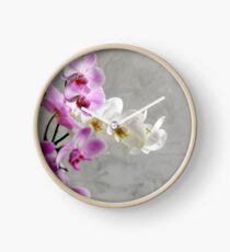Beautiful orchids Clock