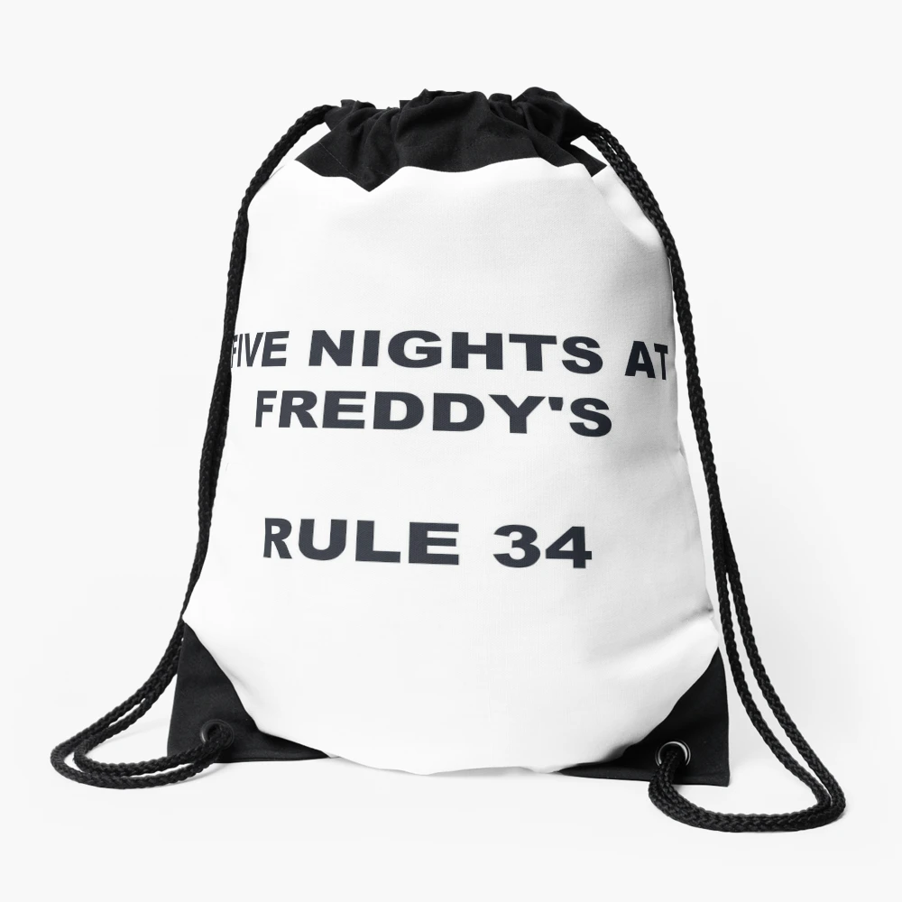 Five Nights at Freddy's Rule 34 Drawstring Bag for Sale by rideroffice |  Redbubble