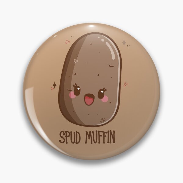 Item preview, “Spud Muffin” Cute Potato Spud  designed and sold by Cyndi Carlson Draws.