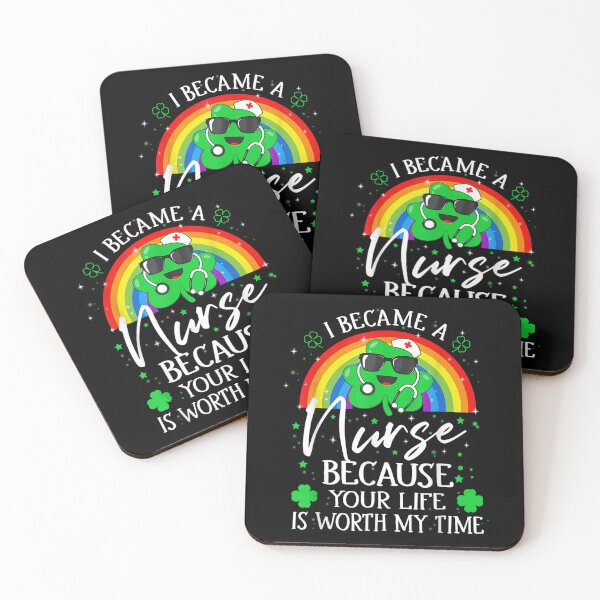 Item preview, I Become A Nurse Because Your Life Is Worth My Time  designed and sold by tomekae.