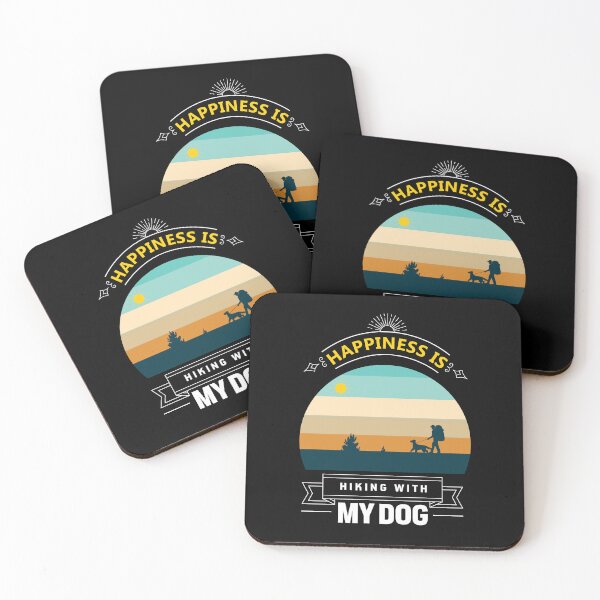 Item preview, Happiness Is A Day Spent Hiking With My Dog designed and sold by OutLoudDesigns.