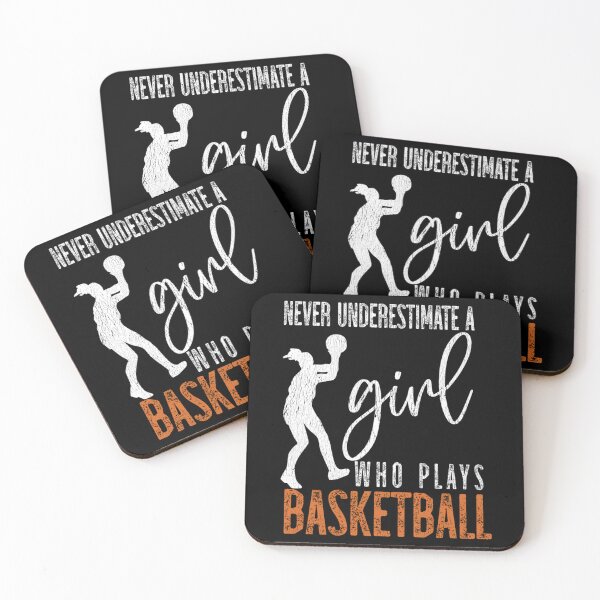 Item preview, Never Underestimate A Girl Who Plays Basketball Classic T-Shirt designed and sold by madeleinem48.
