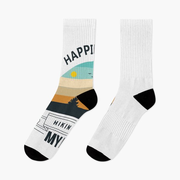 Item preview, Happiness Is A Day Spent Hiking With My Dog designed and sold by OutLoudDesigns.