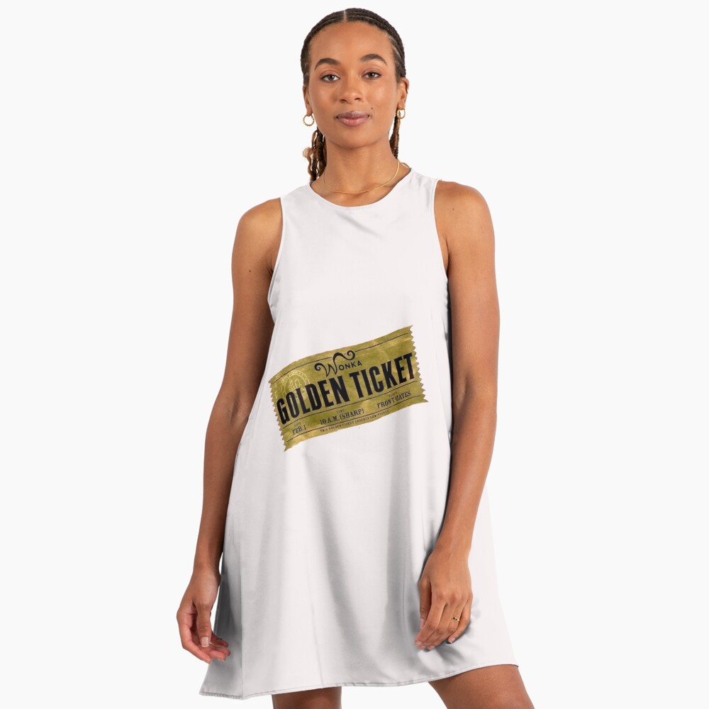 Golden Ticket" A-Line Dress for Sale by Joanna-78 | Redbubble Golden Ticket" A-Line Dress for Sale by Joanna-78 | Redbubble