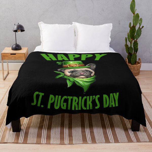 Item preview, Happy St. Pugtrick's day Pug Leprechaun St Patricks Day Dog Irish Shamrock designed and sold by Urlan.