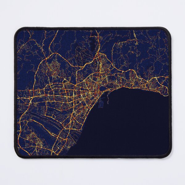 Item preview, Malaga, Andalusia, Spain Map  - City At Night designed and sold by deMAP.