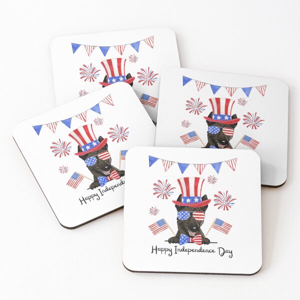 Item preview, America dog Happy Independence Day July 4th designed and sold by atevern.