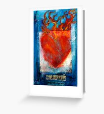 Sacred Sanskrit Heart Greeting Card