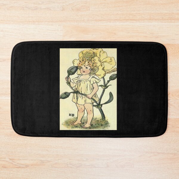 Item preview, Vintage Flower Girl, Carnation - 1901 Book Illustration designed and sold by MountMercantile.