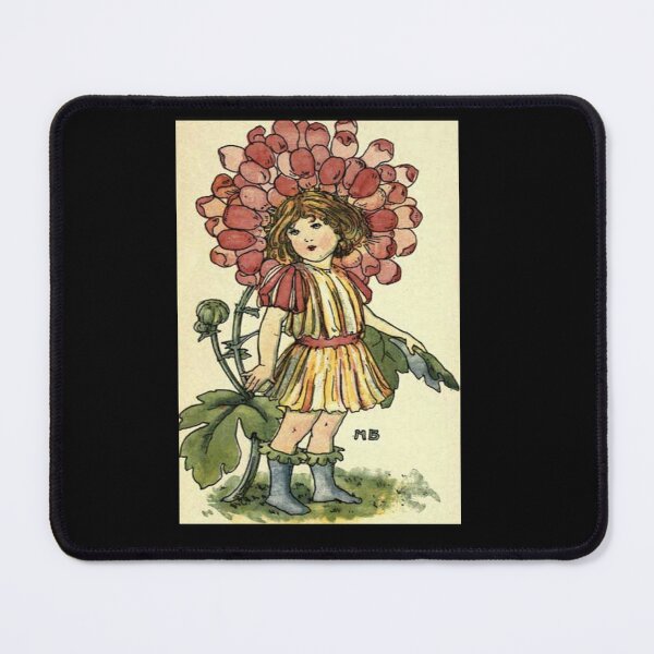 Item preview, Vintage Flower Girl, Garden Chrysanthemum Flower- 1901 Book Illustration designed and sold by MountMercantile.