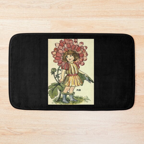 Item preview, Vintage Flower Girl, Garden Chrysanthemum Flower- 1901 Book Illustration designed and sold by MountMercantile.