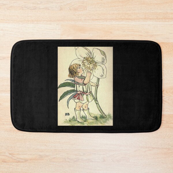 Item preview, Vintage Flower Girl, Christmas Rose - 1901 Book Illustration designed and sold by MountMercantile.