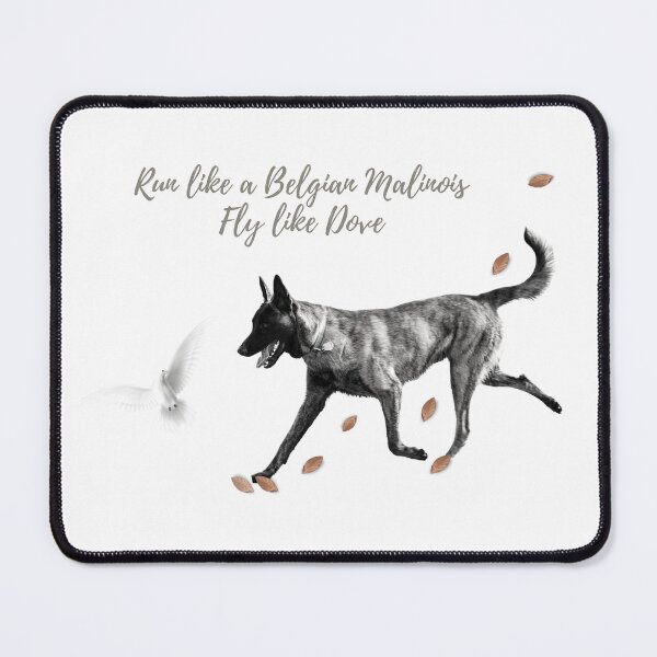 Item preview, Run Like Belgian Malinois Fly Like Dove Tshirts, mugs, backpacks designed and sold by PoeticWorld1.