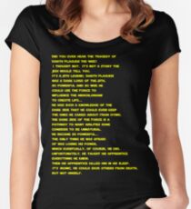 The Tragedy of Darth Plagueis the Wise Women's Fitted Scoop T-Shirt