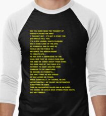 The Tragedy of Darth Plagueis the Wise Men's Baseball ¾ T-Shirt