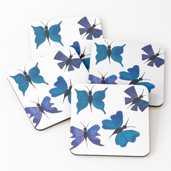 Item preview, Blue-purple butterflies designed and sold by KCsStudio.