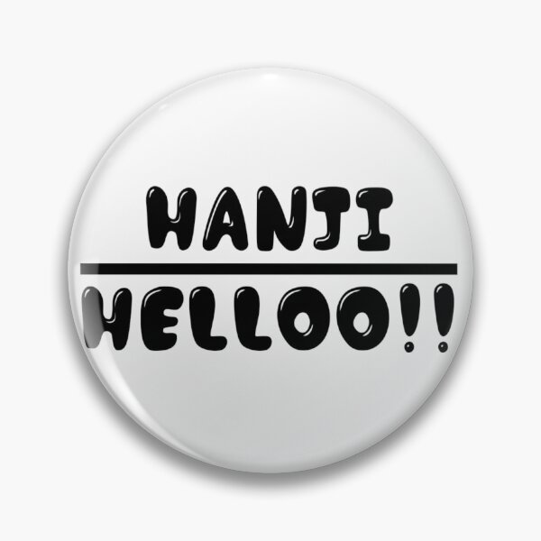 Item preview, Hanji Hello text art design. designed and sold by Smarty Kashish.