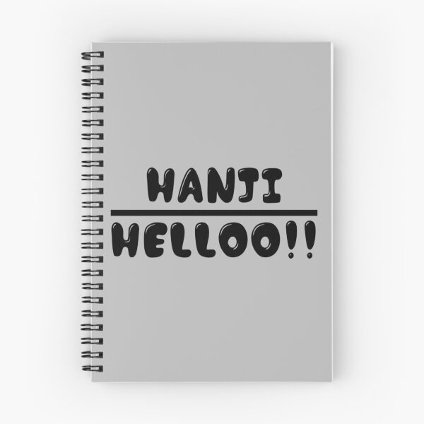 Item preview, Hanji Hello text art design. designed and sold by Smarty Kashish.