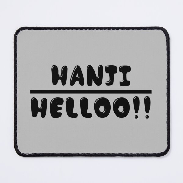 Item preview, Hanji Hello text art design. designed and sold by Smarty Kashish.