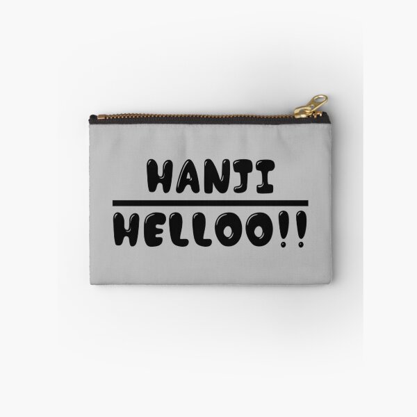 Aperçu de l'œuvre Conception d'art de texte Hanji Hello. créée et vendue par Smarty Kashish.